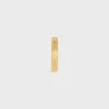 CELINE Ribbon Small Cuff aus Messing mit Goldfinish