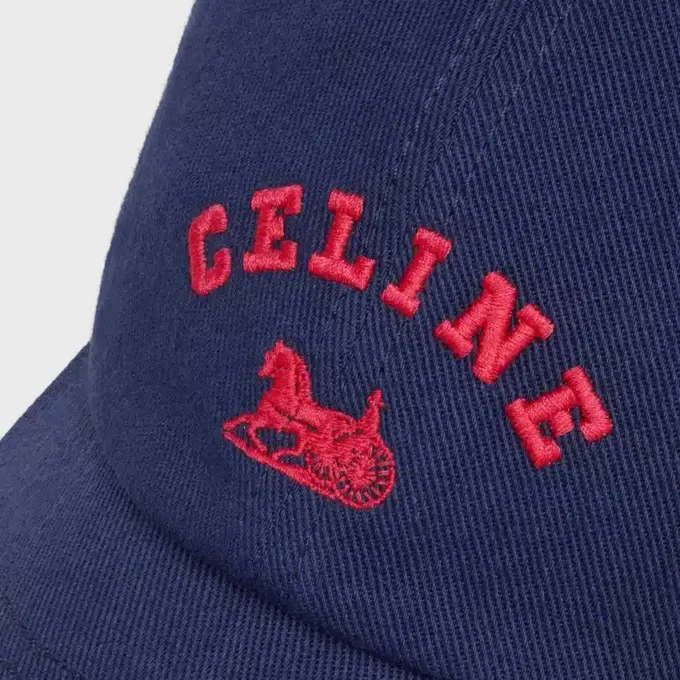 CELINE Richelieu-Kappe aus Baumwolltwill CELINE Richelieu-Kappe aus Baumwolltwill