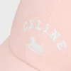 CELINE Richelieu-Kappe aus Baumwolltwill