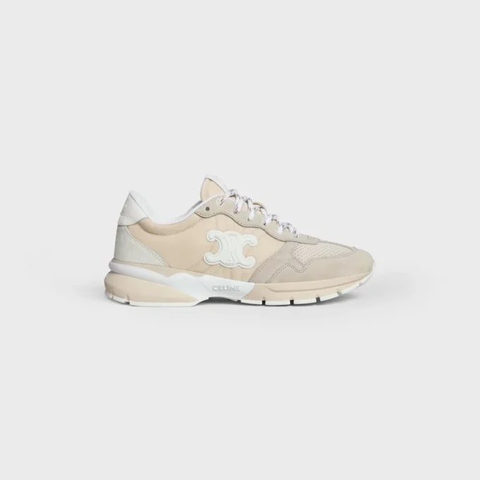 CELINE Runner Cr-04 Sneaker aus Nylon, Mesh, Kalbsleder und Wildkalbsleder CELINE Runner Cr-04 Sneaker aus Nylon, Mesh, Kalbsleder und Wildkalbsleder