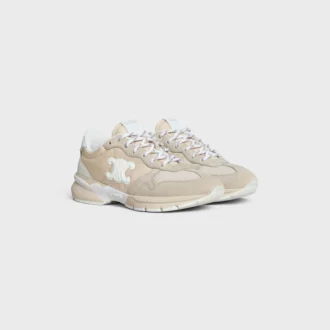 CELINE Runner Cr-04 Sneaker aus Nylon, Mesh, Kalbsleder und Wildkalbsleder