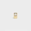 CELINE Sentimental Double Square Stud aus Gelbgold und Diamant