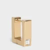 CELINE Sentimental Square Ohrring aus Gelbgold und Diamanten CELINE Sentimental Square Ohrring aus Gelbgold und Diamanten