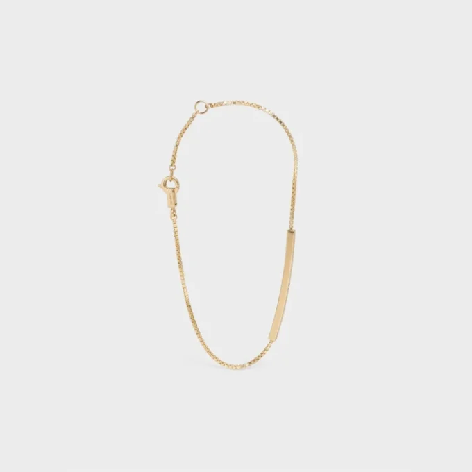 CELINE Sentimental Straight Armband aus Gelbgold und Diamanten CELINE Sentimental Straight Armband aus Gelbgold und Diamanten