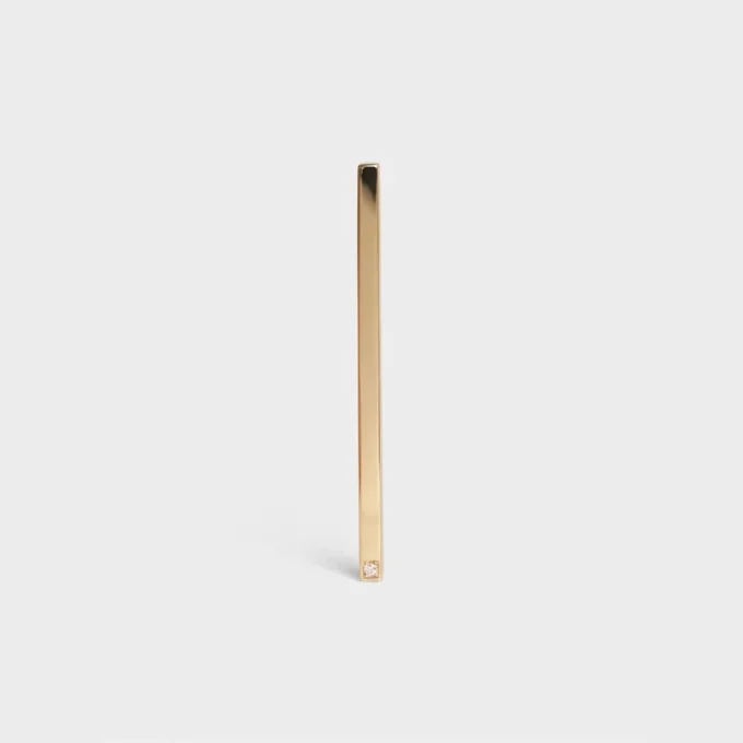 CELINE Sentimental Straight Ohrringe aus Gelbgold und Diamanten CELINE Sentimental Straight Ohrringe aus Gelbgold und Diamanten