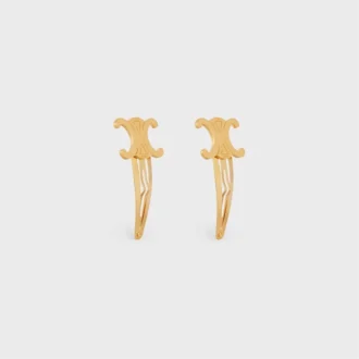 CELINE Set mit 2 Haarspangen aus Messing mit Goldfinish und Stahl CELINE Set mit 2 Haarspangen aus Messing mit Goldfinish und Stahl