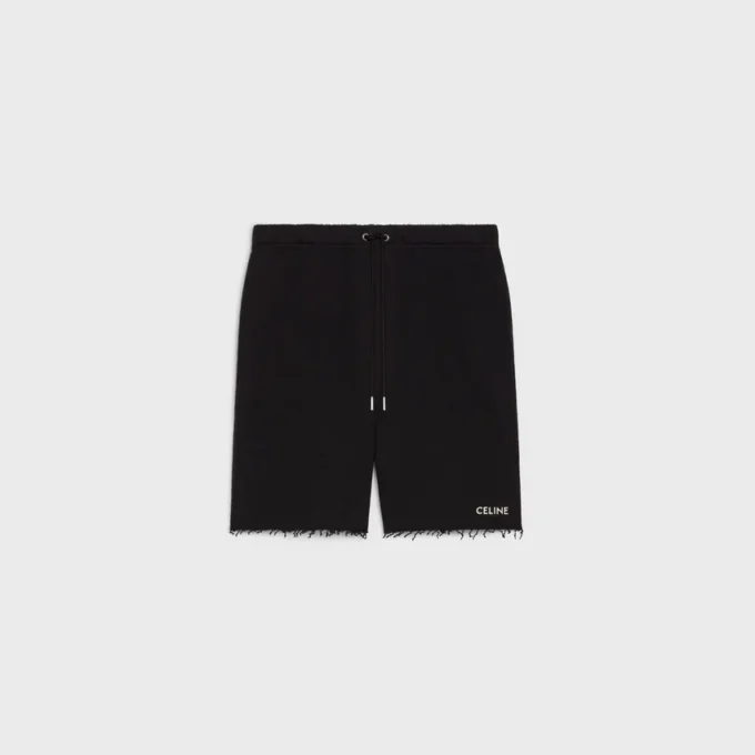 CELINE-Shorts aus Baumwollfleece CELINE-Shorts aus Baumwollfleece
