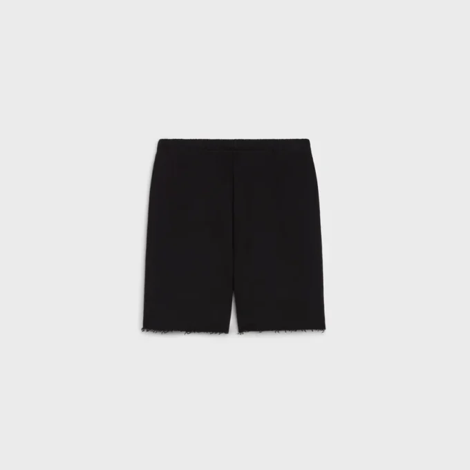CELINE-Shorts aus Baumwollfleece CELINE-Shorts aus Baumwollfleece