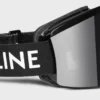 CELINE Skibrille aus spritzgegossenem Nylon mit verspiegelten Gläsern