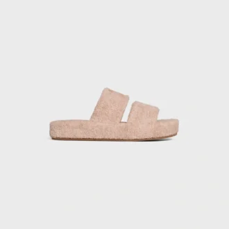 CELINE Slides Triomphe aus Sponge-Stoff CELINE Slides Triomphe aus Sponge-Stoff