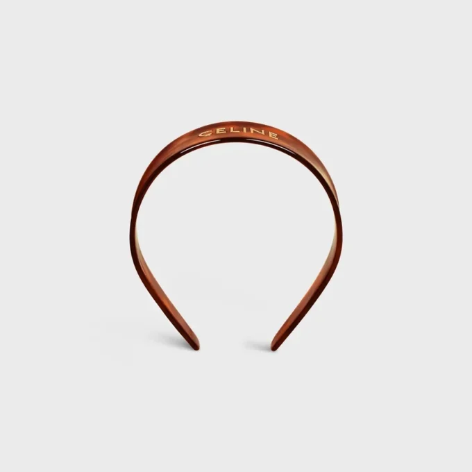 CELINE-Stirnband aus Acetat und Stahl