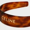 CELINE-Stirnband aus Acetat und Stahl