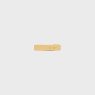 CELINE Sulky Haarspange aus Messing mit Goldfinish und Stahl CELINE Sulky Haarspange aus Messing mit Goldfinish und Stahl