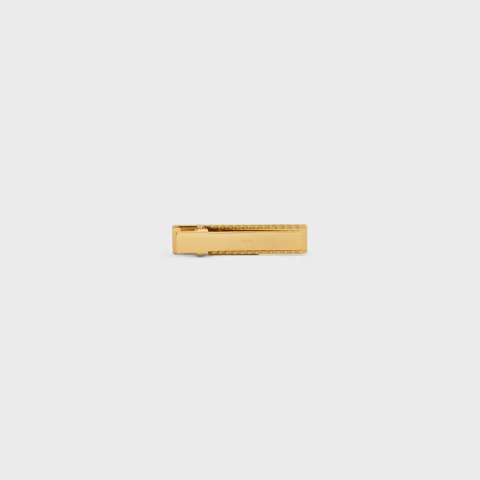 CELINE Sulky Haarspange aus Messing mit Goldfinish und Stahl