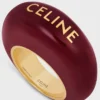 CELINE Sulky Ring aus Emaille und Messing mit Goldfinish CELINE Sulky Ring aus Emaille und Messing mit Goldfinish