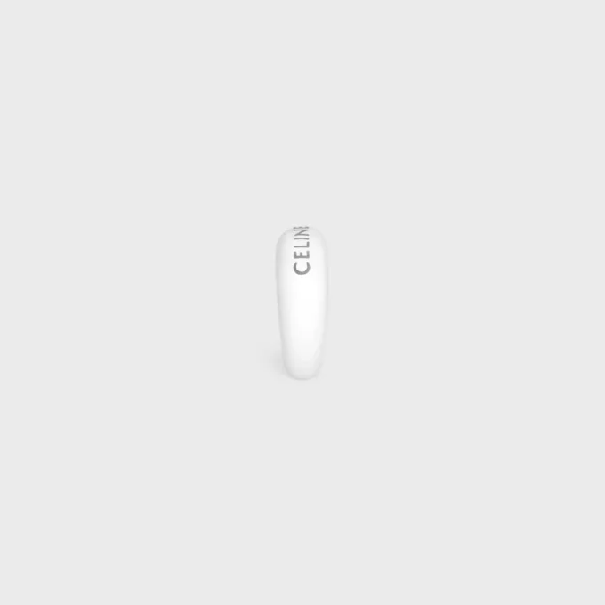 CELINE Sulky Ring aus Emaille und Messing mit Rhodium-Finish CELINE Sulky Ring aus Emaille und Messing mit Rhodium-Finish
