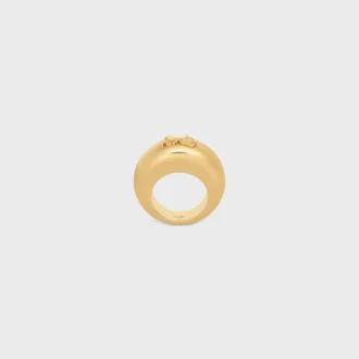 CELINE Sulky Ring aus Messing mit Goldfinish