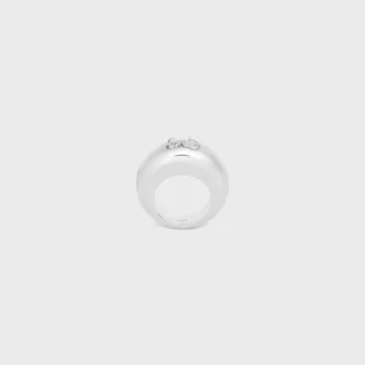 CELINE Sulky Ring aus Messing mit Rhodium-Finish