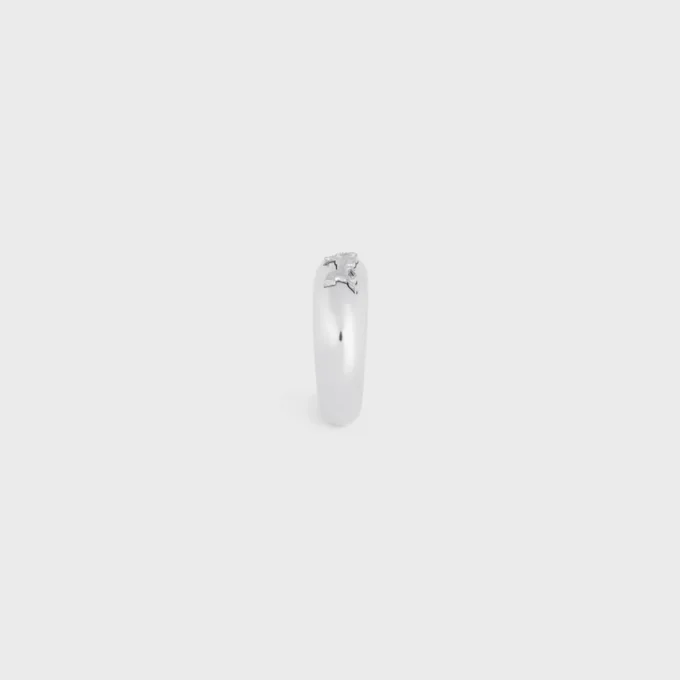 CELINE Sulky Ring aus Messing mit Rhodium-Finish CELINE Sulky Ring aus Messing mit Rhodium-Finish