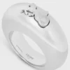 CELINE Sulky Ring aus Messing mit Rhodium-Finish CELINE Sulky Ring aus Messing mit Rhodium-Finish