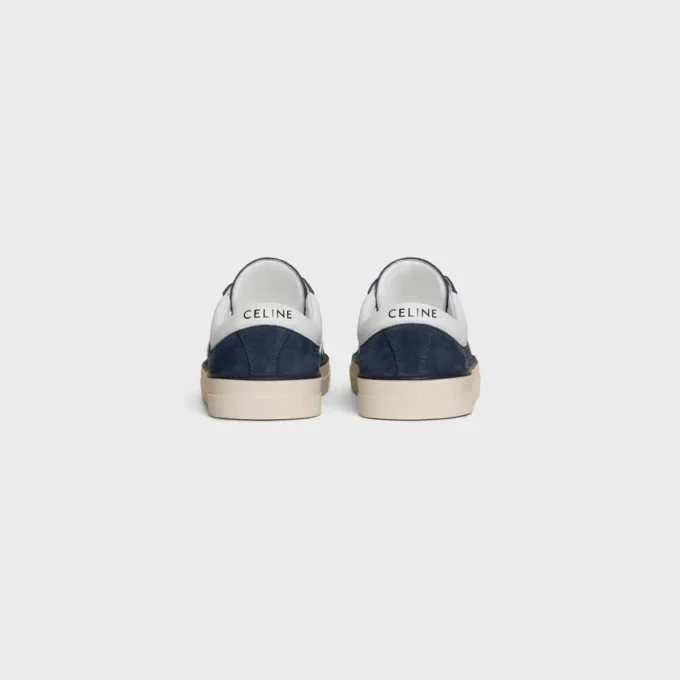 CELINE Sunset Low Schnürsneaker aus Wildleder und Kalbsleder CELINE Sunset Low Schnürsneaker aus Wildleder und Kalbsleder