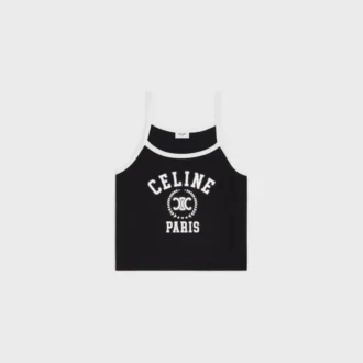 CELINE Tanktop aus Baumwolljersey