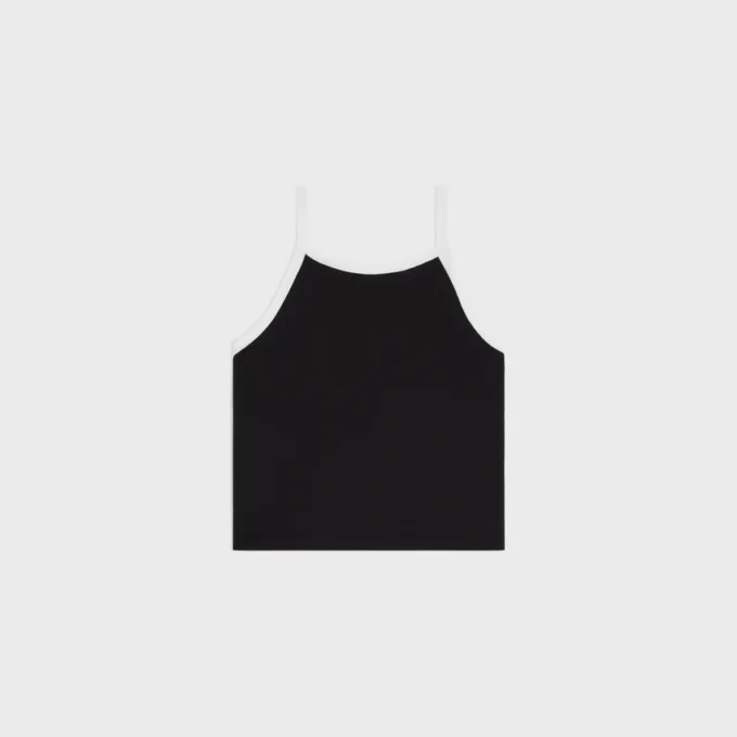 CELINE Tanktop aus Baumwolljersey