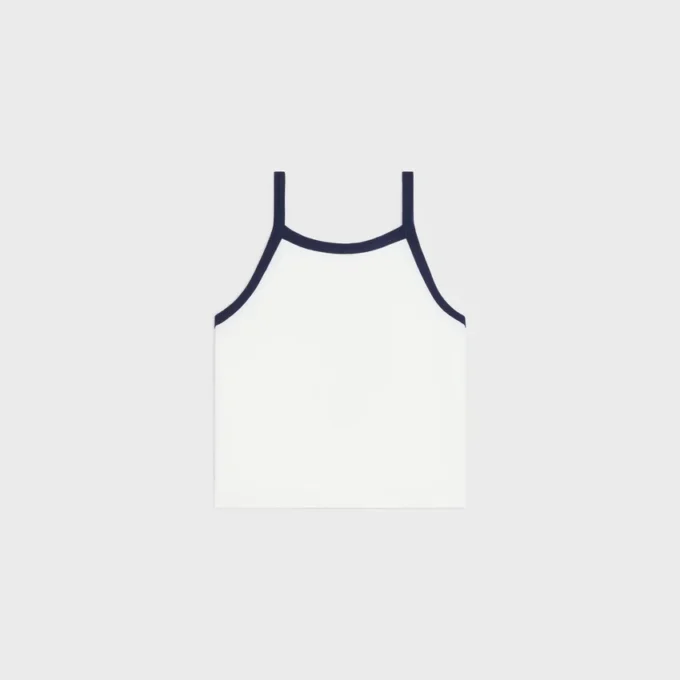 CELINE Tanktop aus Baumwolljersey