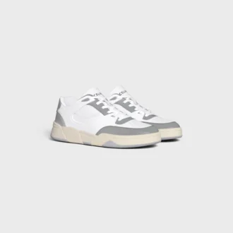 CELINE Trainer Ct-09 Niedriger Schnürsneaker aus Kalbsleder und Mesh