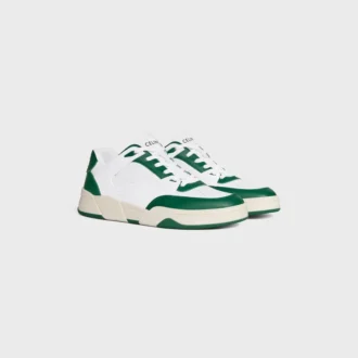 CELINE Trainer Ct-09 Niedriger Schnürsneaker aus Kalbsleder und Mesh