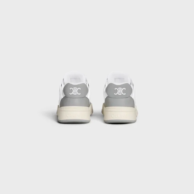 CELINE Trainer Ct-09 Niedriger Schnürsneaker aus Kalbsleder und Mesh CELINE Trainer Ct-09 Niedriger Schnürsneaker aus Kalbsleder und Mesh