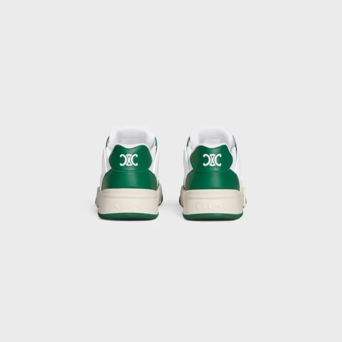 CELINE Trainer Ct-09 Niedriger Schnürsneaker aus Kalbsleder und Mesh CELINE Trainer Ct-09 Niedriger Schnürsneaker aus Kalbsleder und Mesh