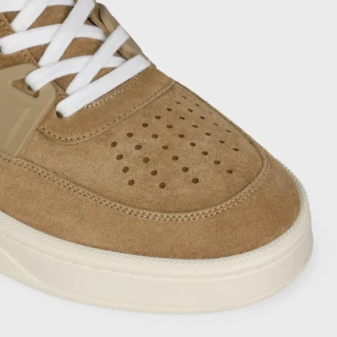 CELINE Trainer Ct-09 Niedriger Schnürsneaker aus Kalbsveloursleder und Mesh CELINE Trainer Ct-09 Niedriger Schnürsneaker aus Kalbsveloursleder und Mesh