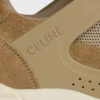 CELINE Trainer Ct-09 Niedriger Schnürsneaker aus Kalbsveloursleder und Mesh CELINE Trainer Ct-09 Niedriger Schnürsneaker aus Kalbsveloursleder und Mesh