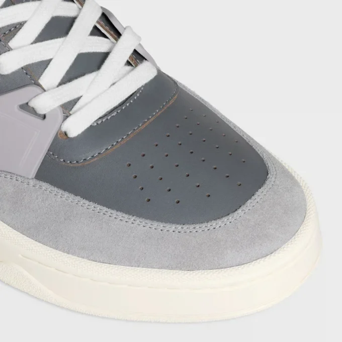 CELINE Trainer Ct-09 Niedriger Schnürsneaker aus Wildleder, Kalbsleder und Mesh