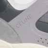 CELINE Trainer Ct-09 Niedriger Schnürsneaker aus Wildleder, Kalbsleder und Mesh