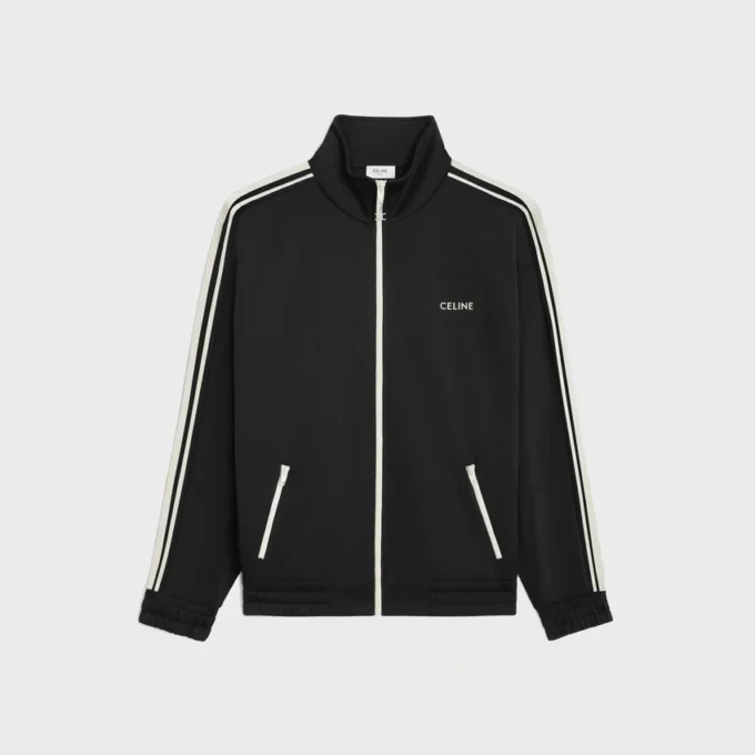 CELINE Trainingsjacke aus Double-Face-Jersey CELINE Trainingsjacke aus Double-Face-Jersey