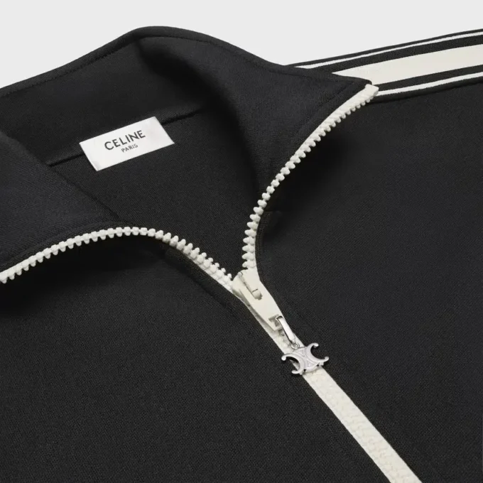 CELINE Trainingsjacke aus Double-Face-Jersey CELINE Trainingsjacke aus Double-Face-Jersey