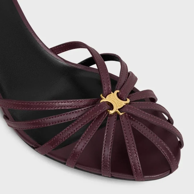 Celine Triomphe Sandale aus Lammleder