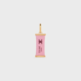 Charms Candy Bar aus Emaille und Messing mit Goldfinish