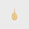 Charms CELINE-Medaillon aus Messing mit Goldfinish