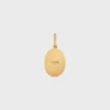 Charms CELINE-Medaillon aus Messing mit Goldfinish