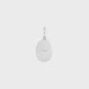 Charms CELINE-Medaillon aus Messing mit Rhodiumbeschichtung Charms CELINE-Medaillon aus Messing mit Rhodiumbeschichtung