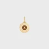 Charms Decagon Triomphe-Medaillon aus Emaille und Messing mit Goldfinish