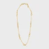 Charms-Halskette aus Messing mit Goldfinish Charms-Halskette aus Messing mit Goldfinish