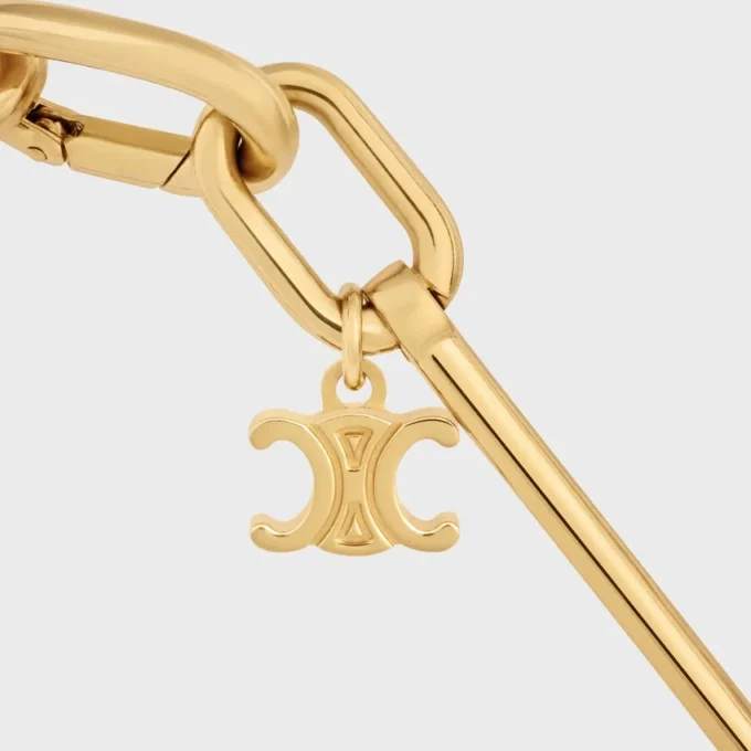 Charms-Halskette aus Messing mit Goldfinish Charms-Halskette aus Messing mit Goldfinish