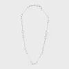 Charms-Halskette aus Messing mit Rhodium-Finish Charms-Halskette aus Messing mit Rhodium-Finish