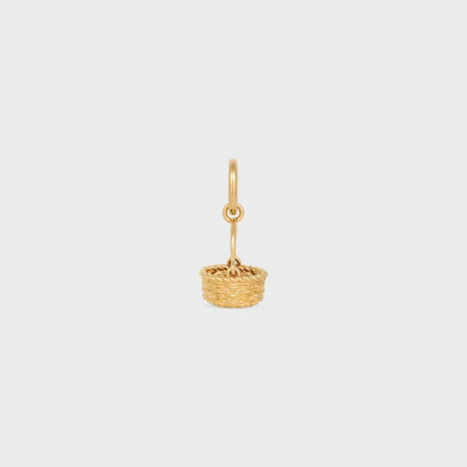 Charms Panier aus Messing mit Goldfinish Charms Panier aus Messing mit Goldfinish