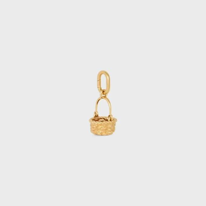 Charms Panier aus Messing mit Goldfinish Charms Panier aus Messing mit Goldfinish