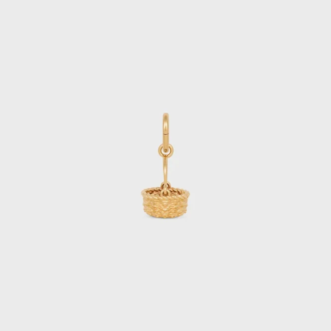 Charms Panier aus Messing mit Goldfinish Charms Panier aus Messing mit Goldfinish